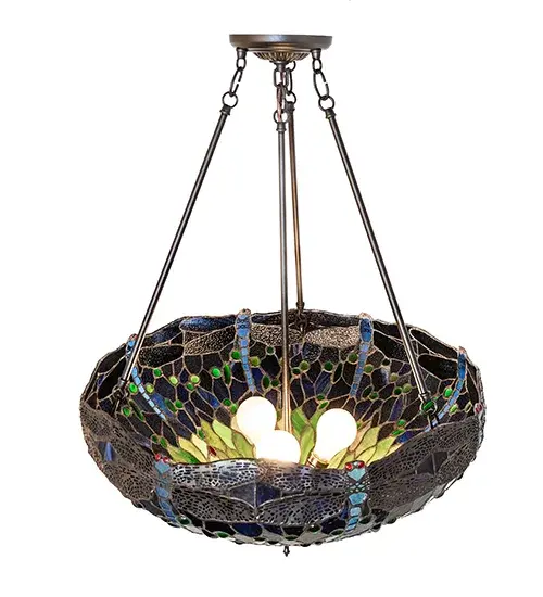 The Tiffany Hanginghead Dragonfly by Meyda Lighting - Image 4