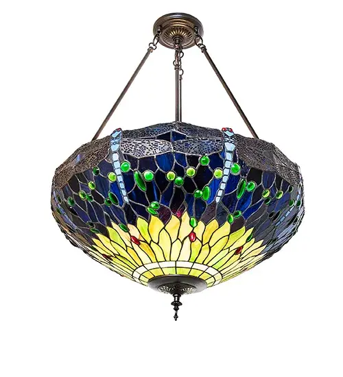 The Tiffany Hanginghead Dragonfly by Meyda Lighting - Image 6