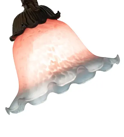 16" High Fluted Bell Cherub on Swing Mini Lamp - Image 4