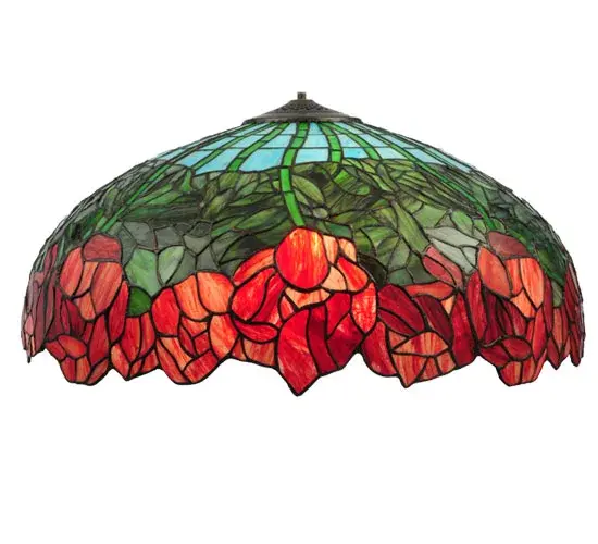 22" Wide Tiffany Cabbage Rose Shade - Image 2