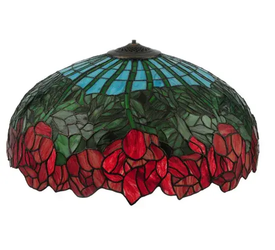 22" Wide Tiffany Cabbage Rose Shade - Image 3