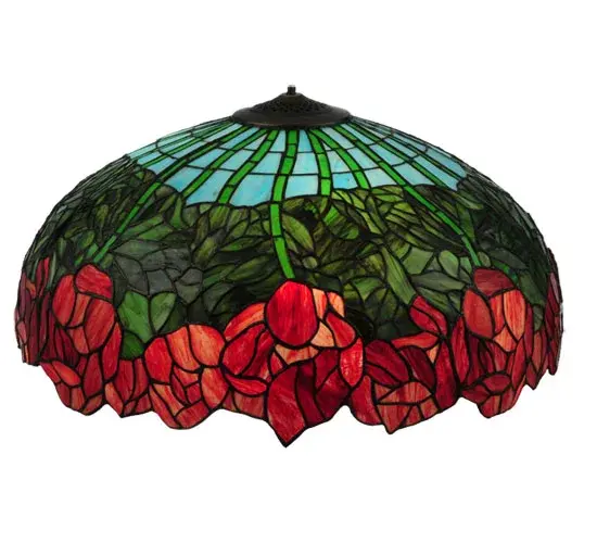 22" Wide Tiffany Cabbage Rose Shade - Image 4