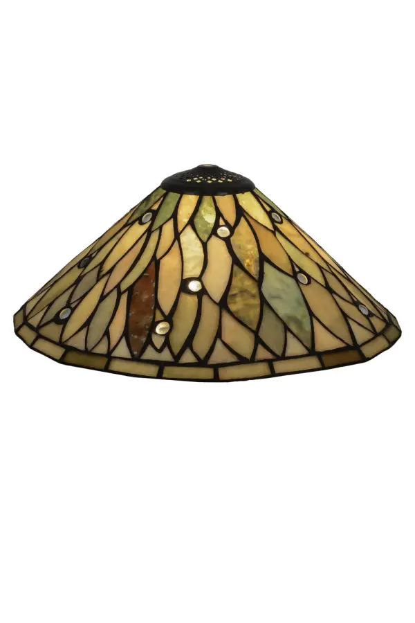 Every Meyda Tiffany item is a unique handcrafted work of art. Natural variations in the wide array of materials that we use to create each Meyda product make every item a masterpiece of its own. Photographs are a general representation of the product. Colors and designs will vary. Finish: Sfj Pearl Glass: Sfj Pearl Weight: 3.00 lb Country of Origin: CHINA