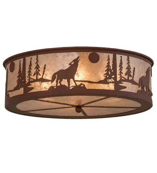 The Northwoods Wolf on the Loose by Meyda Lighting - Image 2