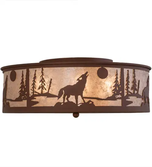 The Northwoods Wolf on the Loose by Meyda Lighting - Image 5