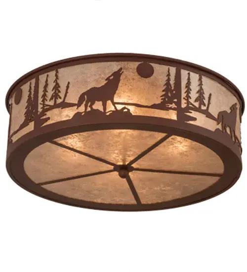 The Northwoods Wolf on the Loose by Meyda Lighting - Image 6