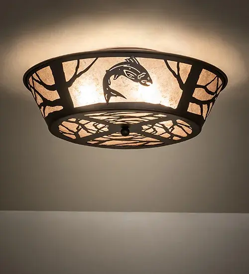 The Leaping Trout by Meyda Lighting - Image 1