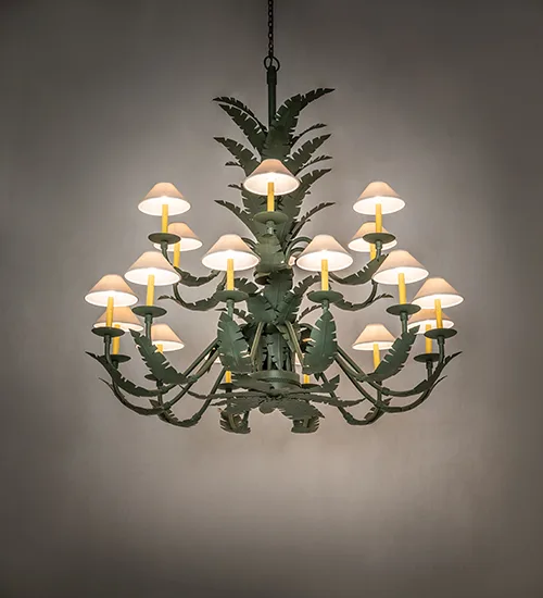 60" Wide Tiki Chandelier