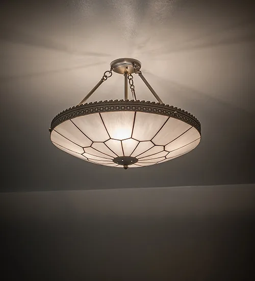 24" Wide Vincent Honeycomb Semi-Flushmount