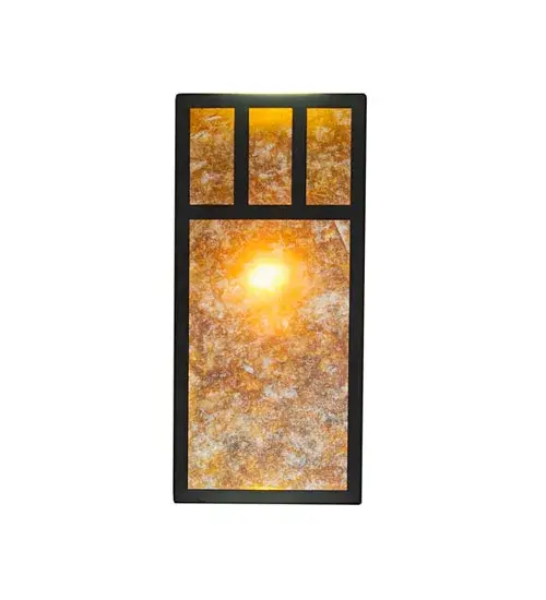 6.5" Wide Hyde Park Double Bar Mission Wall Sconce - Image 5