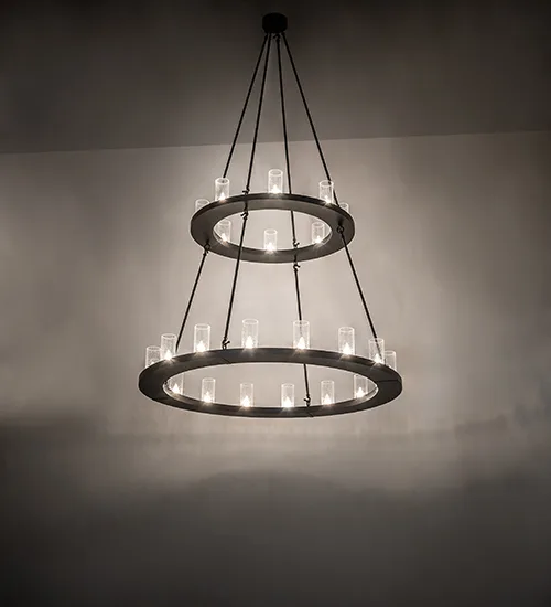 54" Wide Loxley 24 Light Two Tier Chandelier