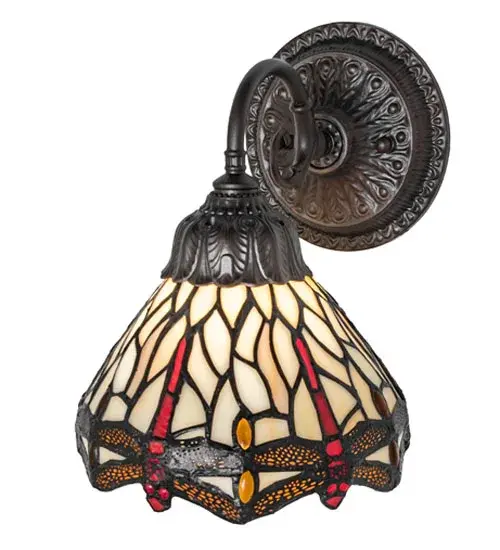 The Tiffany Hanginghead Dragonfly by Meyda Lighting - Image 5