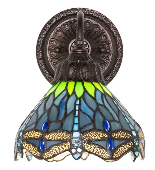 The Tiffany Hanginghead Dragonfly by Meyda Lighting - Image 5