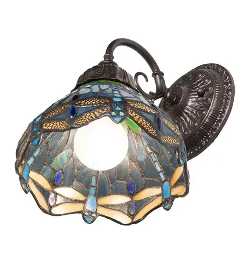The Tiffany Hanginghead Dragonfly by Meyda Lighting - Image 6