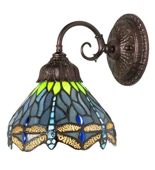 The Tiffany Hanginghead Dragonfly by Meyda Lighting - Image 8