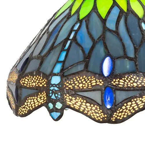 The Tiffany Hanginghead Dragonfly by Meyda Lighting - Image 9