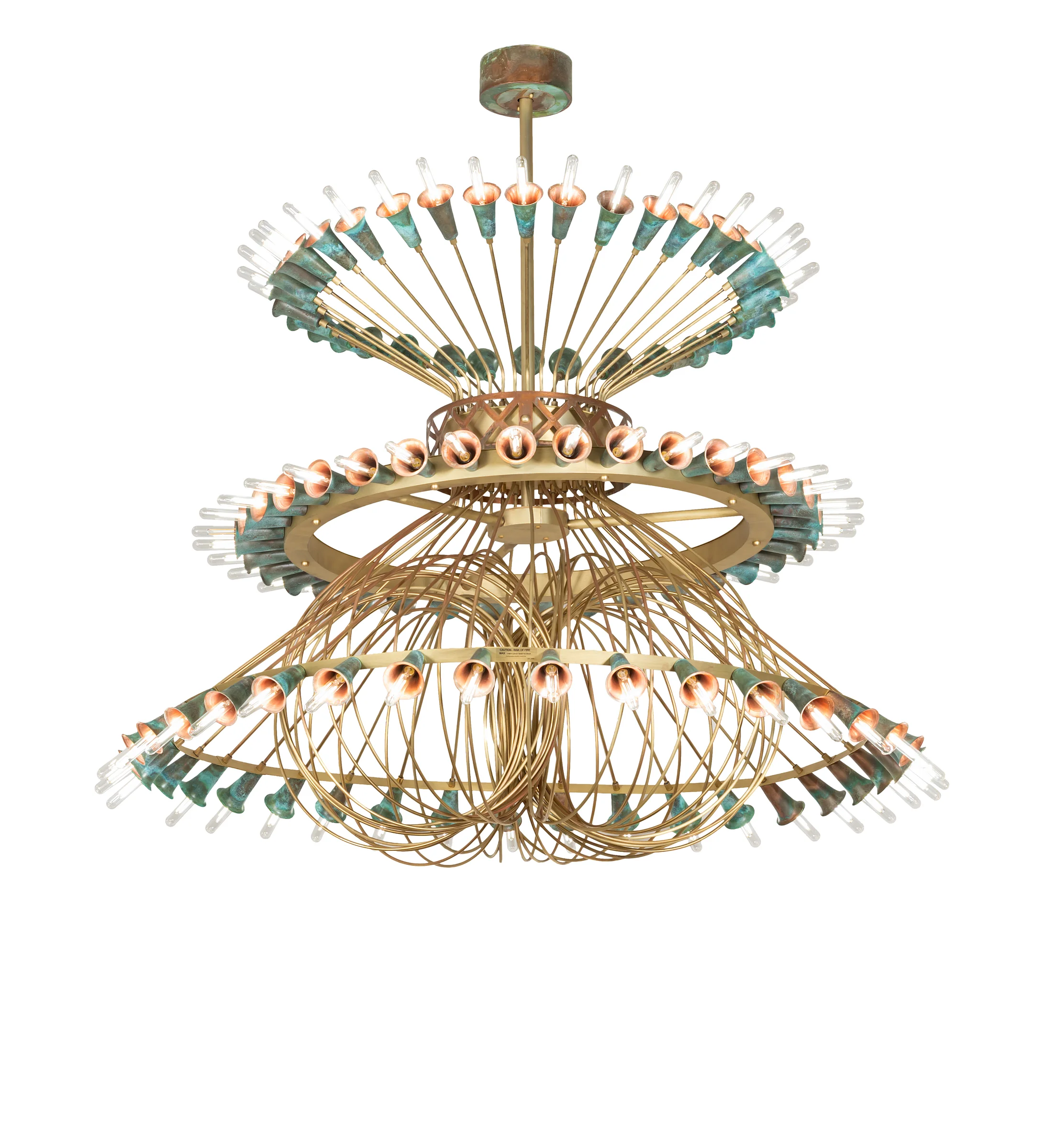 60" Wide Coyle 108 Light Chandelier