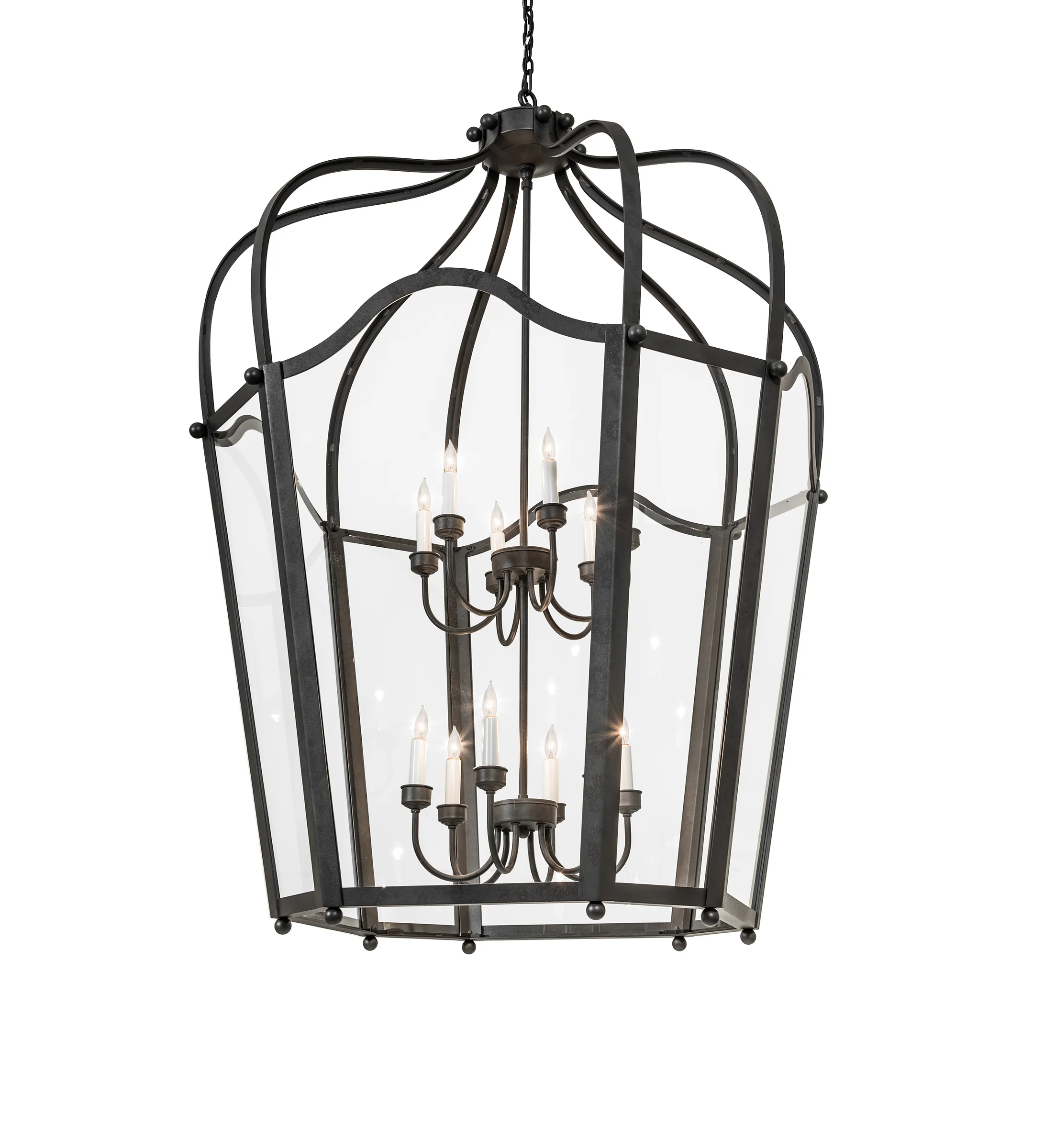 Citadel 12 Light Pendant in Old Wrought Iron