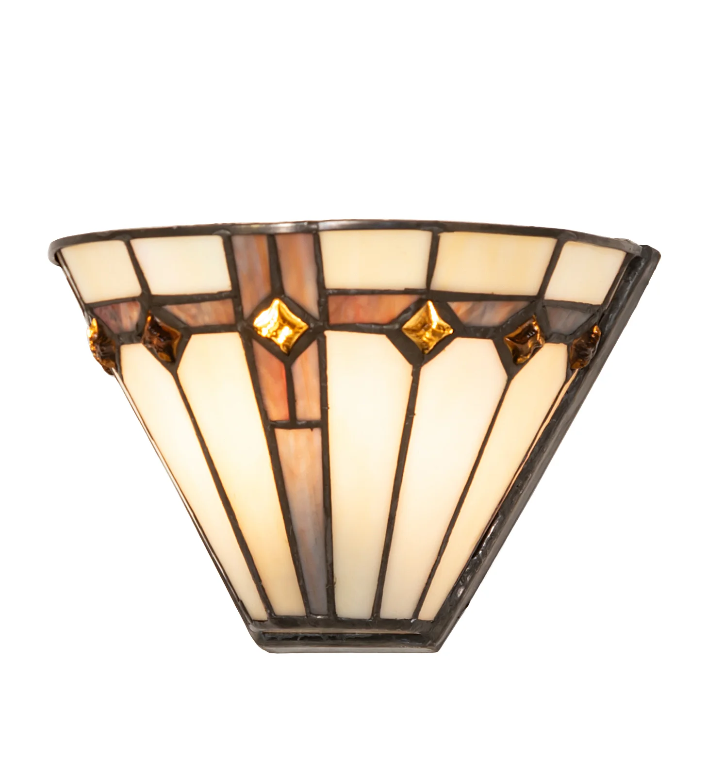 Belvidere One Light Wall Sconce in Mahogany Bronze