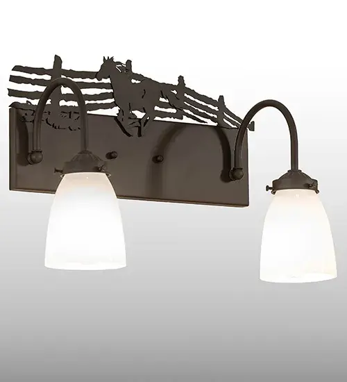 The Running Horses by Meyda Lighting - Image 2