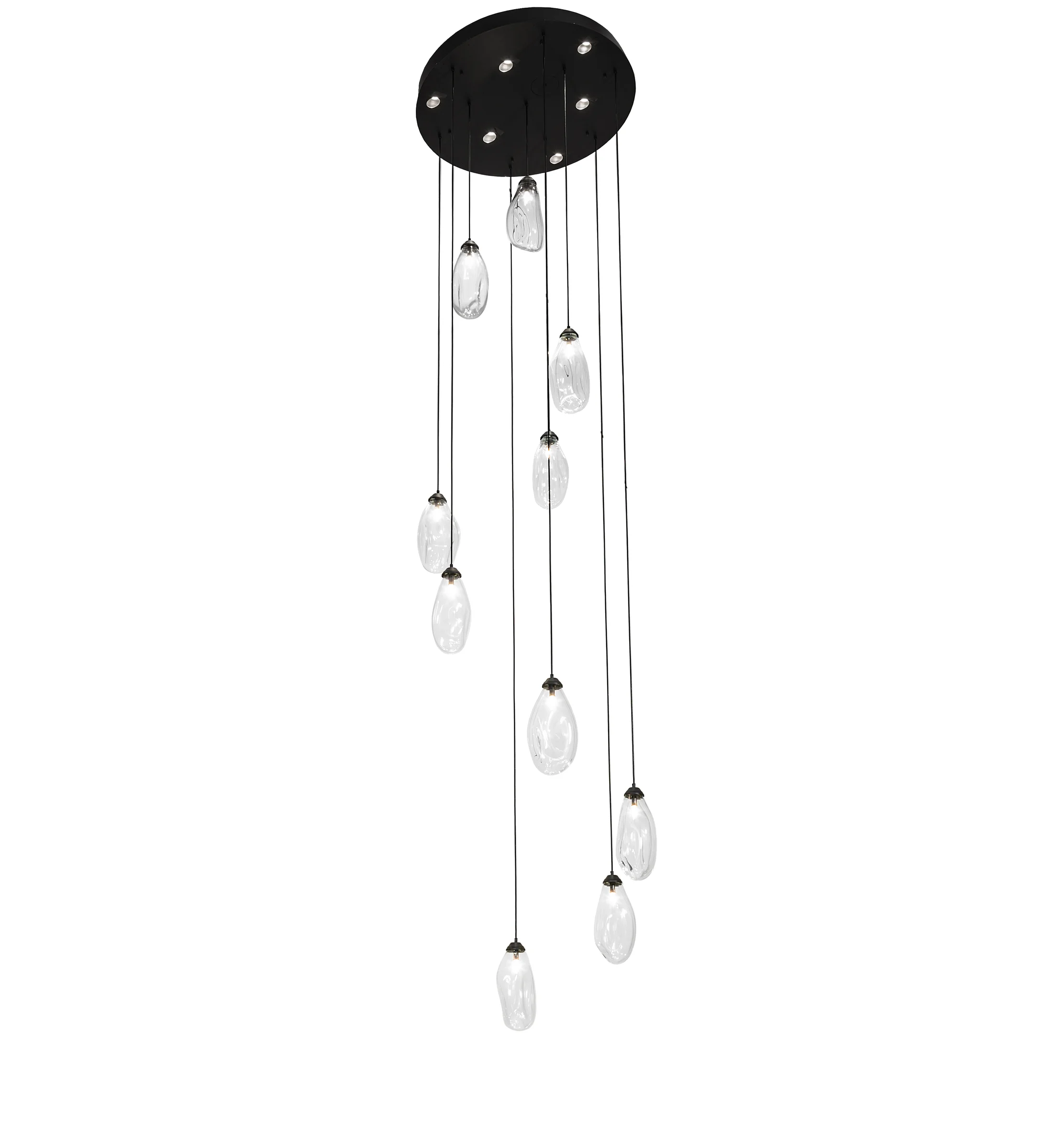 40" Wide Celine 10 Light Cascading Pendant