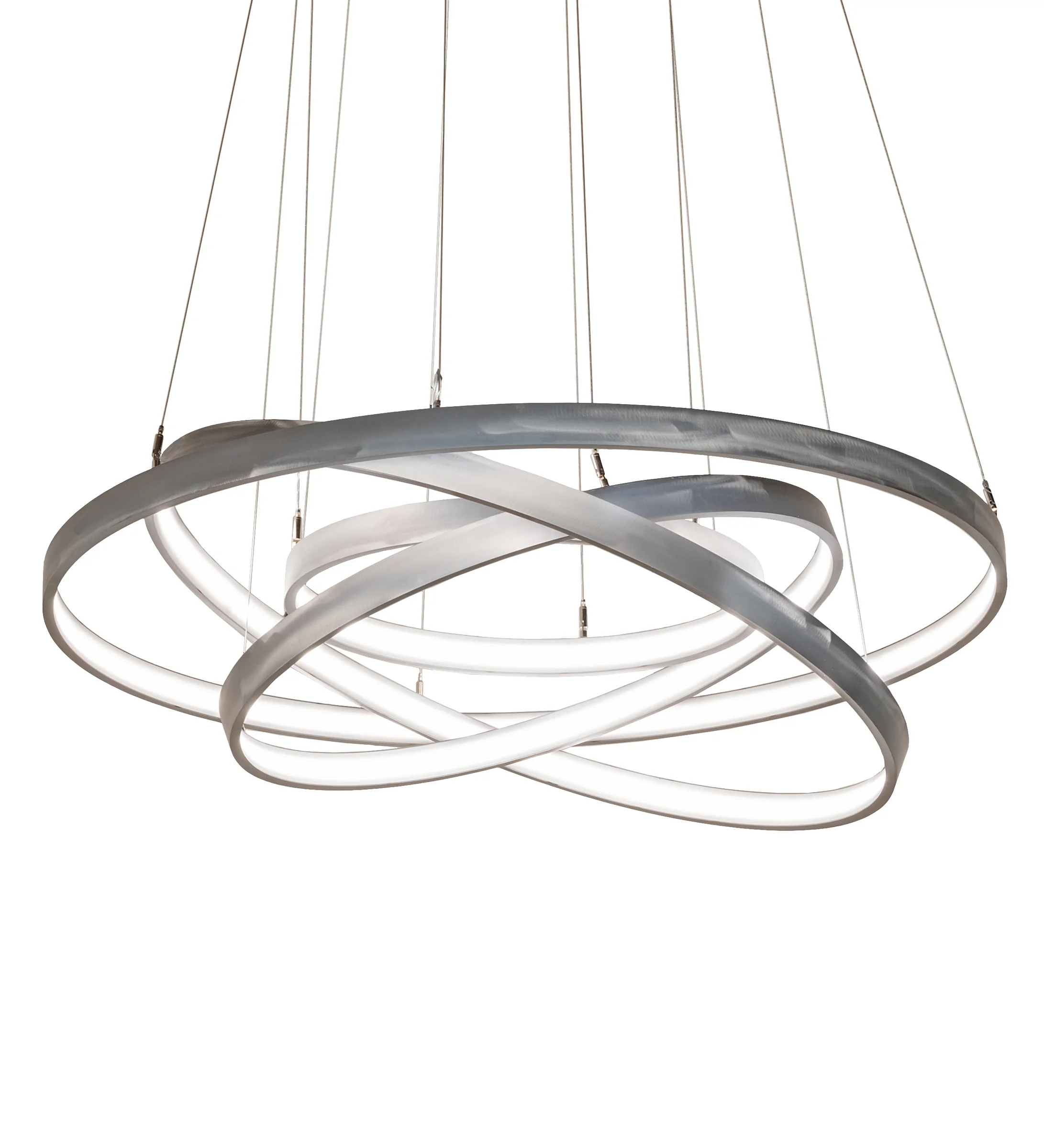 Anillo LED Pendant in Matte Clear