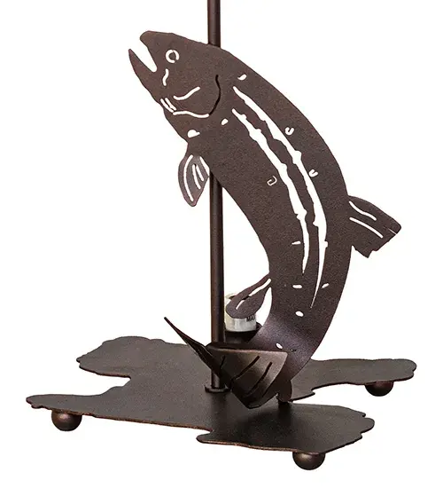 The Leaping Trout by Meyda Lighting - Image 4