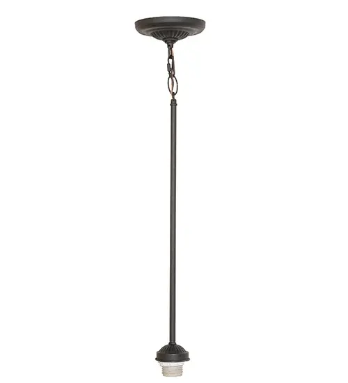 This lovely pendant hardware is enhanced with a warm Mahogany Bronze finish. The overall height can be adjusted by combining the four stem lengths that are included: 6-inch, 12-inch, 16-inch, and 24-inch in any combination to achieve the desired drop from the ceiling. This hardware accommodates a mini pendant shade measuring 6 to 8 inches in width, or a pendant shade measuring 10 to 16 inches in width. The Revival Pendant Hardware is included in our American-made, American-designed, handcrafted Pendant Hardware Collection, which is produced in our manufacturing facility in Yorkville, New York. Collection: Revival Finish: Solar Black Glass: Black Metal Finish Width: 5.00" Height: 11.00" Length: 5.00" Weight: 2.00 lb Number of Bulbs: 1 Maximum Wattage: 60.00 W Bulb Type: A19 Bulb Base: E26 Material: Steel Country of Origin: CHINA Safety Rating: Damp - alternate view