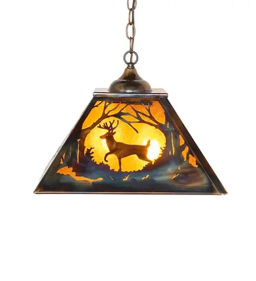 The Meyda Tiffany - Deer At Dawn by Meyda Lighting - Image 5