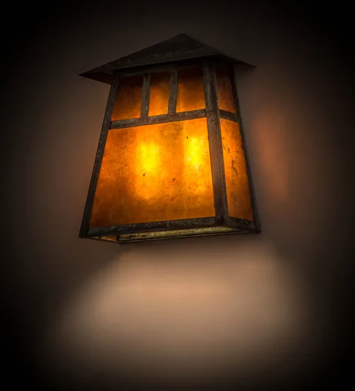 9"W Stillwater Double Bar Mission Wall Sconce