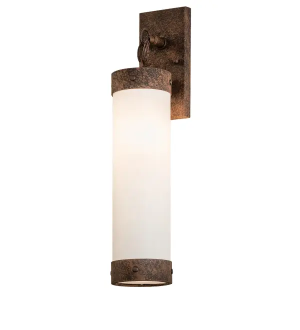 Designed with a curved profile and a distinctive look; this appealing and versatile wall fixture defines a sophisticated aesthetic. This wall sconce features a handsome outer shade with a Cream Textrene diffuser complemented by a Statuario Idalight lens on its bottom. The hardware is offered in a Distressed Chestnut finish. The striking wall fixture is perfect for installation in hallways and dining areas in homes from Cincinnati; Ohio; to St. Paul; Minnesota; to Stockton; California. The Cilindro Textrene Wall Sconce is included in our American-made; American-designed; handcrafted Contemporary Lighting Collection; which is manufactured in Yorkville; New York. It is UL and cUL listed for dry and damp locations; however; we do not recommend placing it in spaces that experience a large amount of moisture due to the fabric shade.