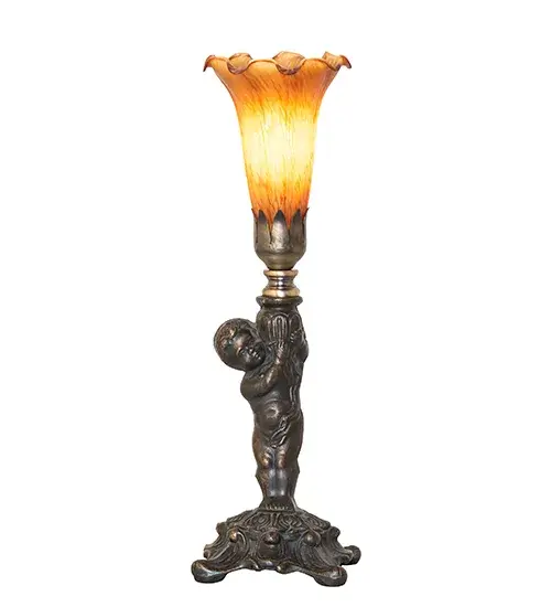 The Amber Pond Lily by Meyda Lighting - Image 2