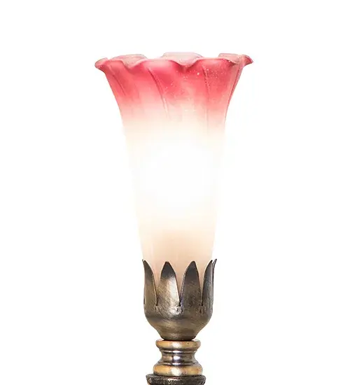 The Pink/White Tiffany Pond Lily by Meyda Lighting - Image 4