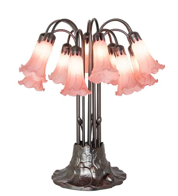 The Pink Tiffany Pond Lily by Meyda Lighting - Image 1
