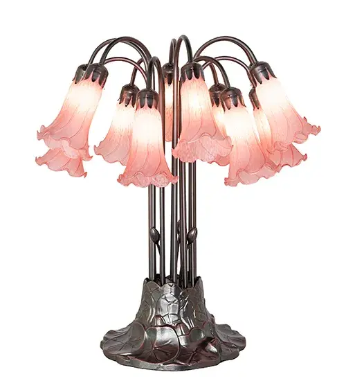 The Pink Tiffany Pond Lily by Meyda Lighting - Image 2