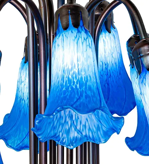 The Blue Tiffany Pond Lily by Meyda Lighting - Image 4