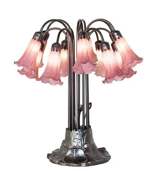 The Lavender Tiffany Pond Lily by Meyda Lighting - Image 2
