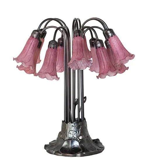 The Lavender Tiffany Pond Lily by Meyda Lighting - Image 3
