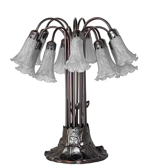 The Gray Tiffany Pond Lily by Meyda Lighting - Image 3