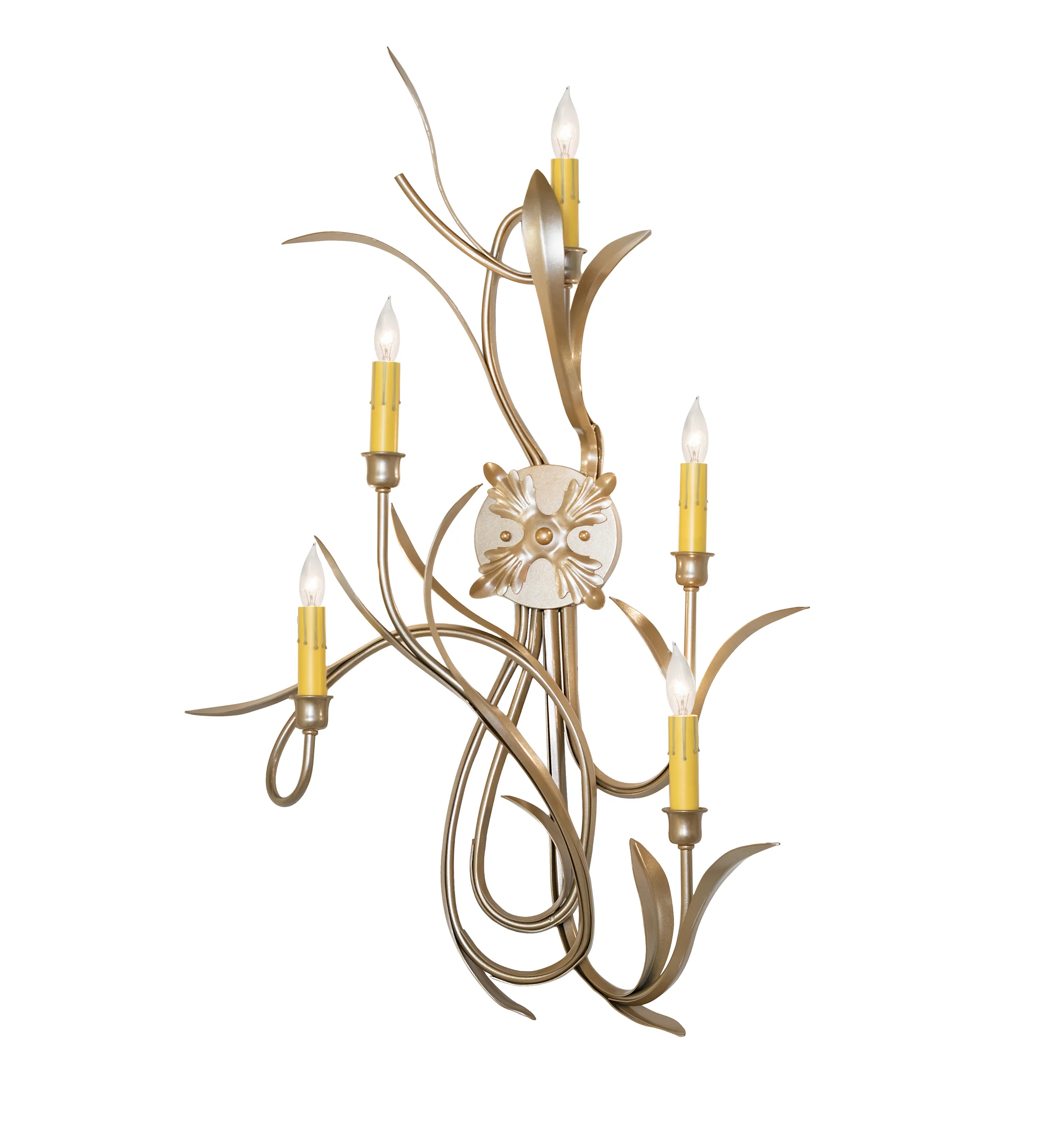 18" Wide Roselle 5 Light Wall Sconce