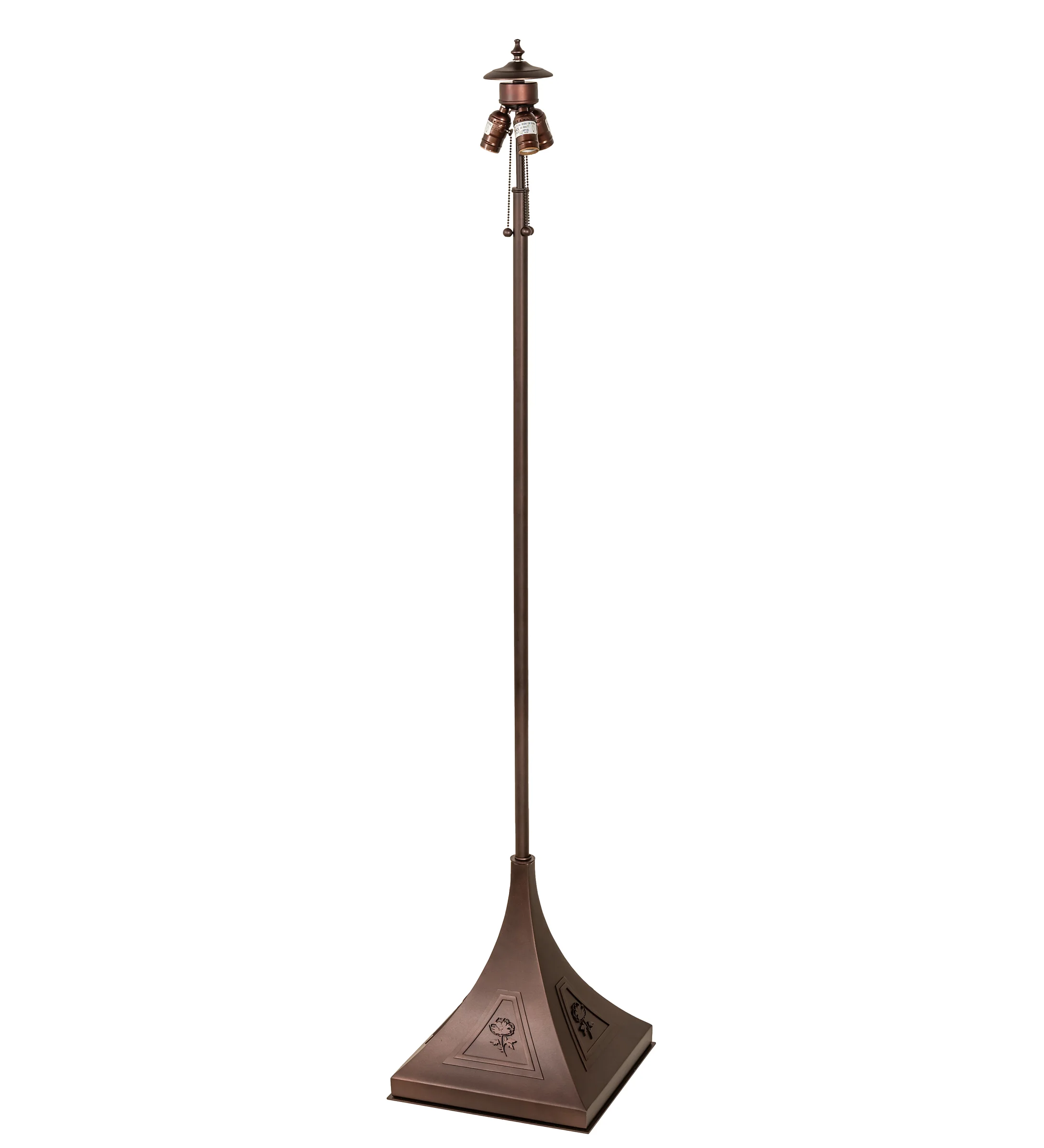 67" High Poppy 3 Light Floor Base