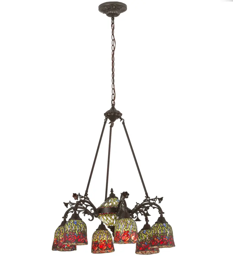The Meyda Tiffany - Red Rosebud by Meyda Lighting