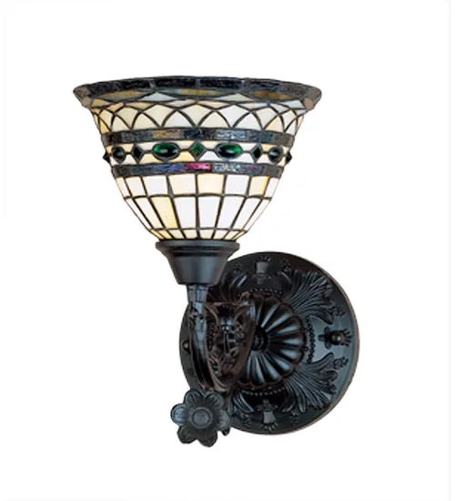 8"W Tiffany Roman 1 LT Wall Sconce