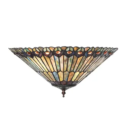 The Tiffany Jeweled Peacock by Meyda Lighting - Image 5