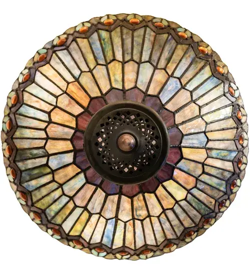 The Tiffany Jeweled Peacock by Meyda Lighting - Image 7