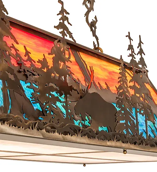 The Moose Through the Trees by Meyda Lighting - Image 9