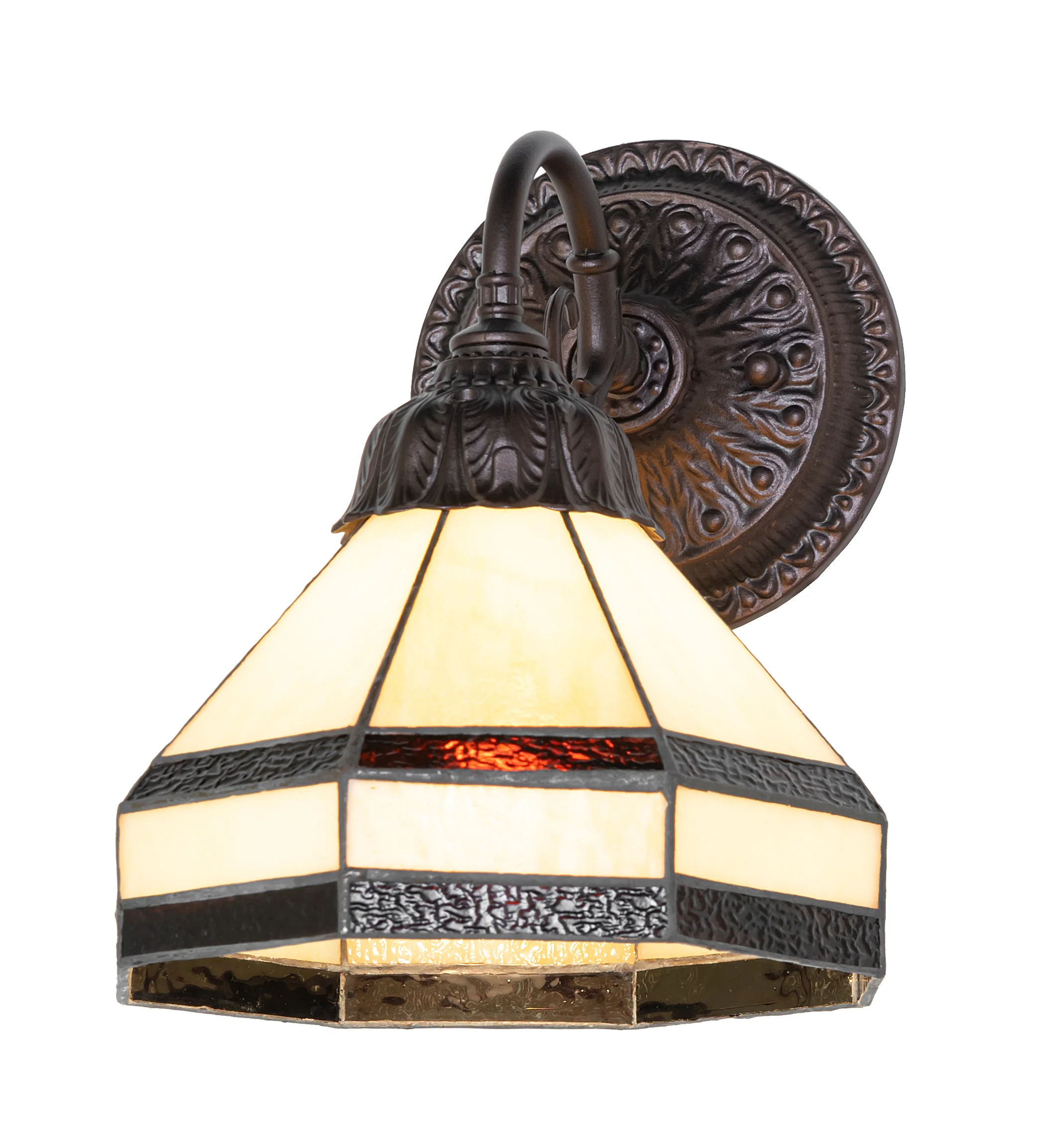 Topridge One Light Wall Sconce in Mahogany Bronze