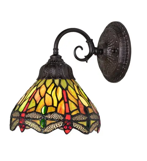 The Meyda Tiffany - Tiffany Hanginghead Dragonfly by Meyda Lighting - Image 7