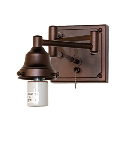 One Light Wall Sconce Hardware in Mahogany Bronze