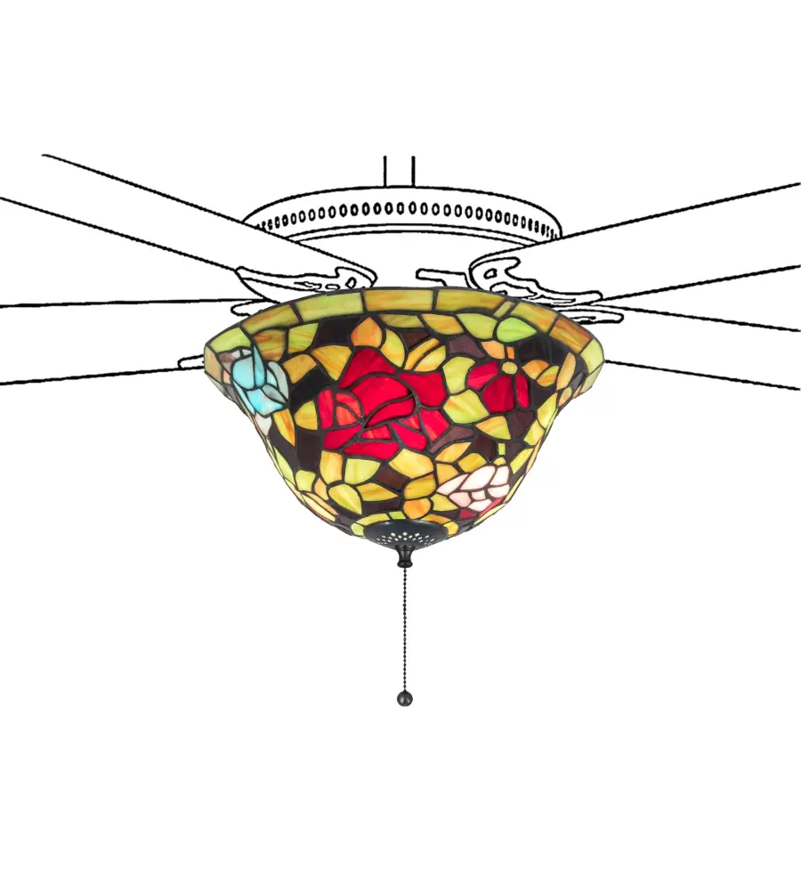 The Tiffany Rosebush by Meyda Lighting - Image 1